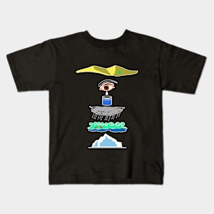 Water everywhere Kids T-Shirt